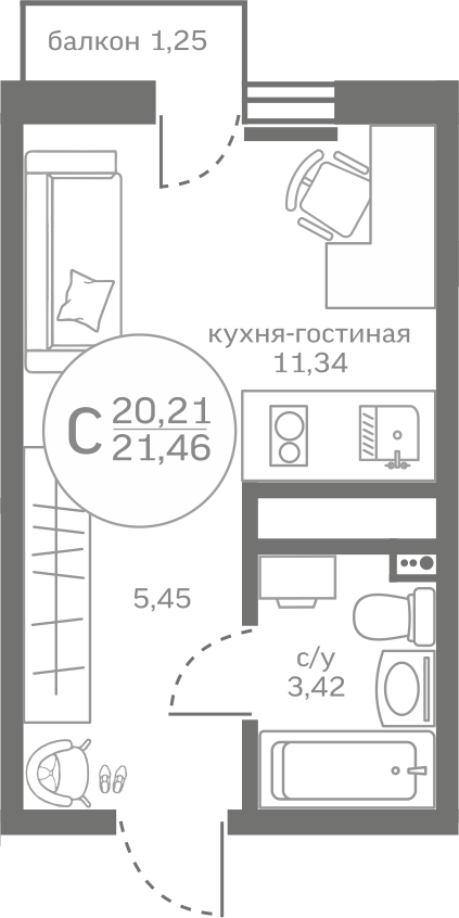 Планировка квартиры